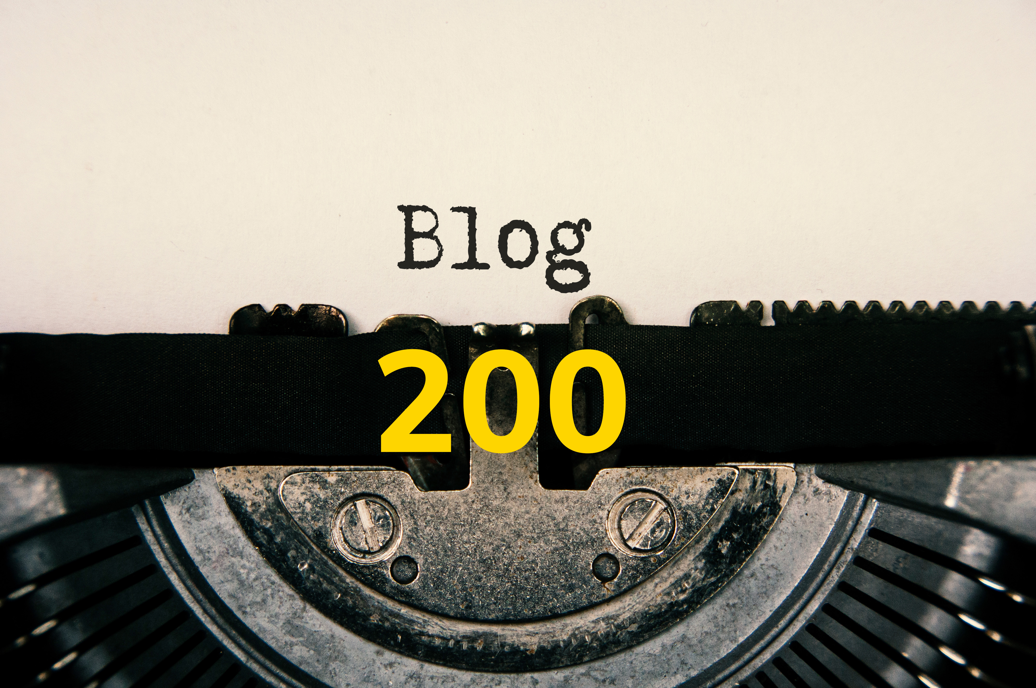 Portada de Llegamos al blog 200