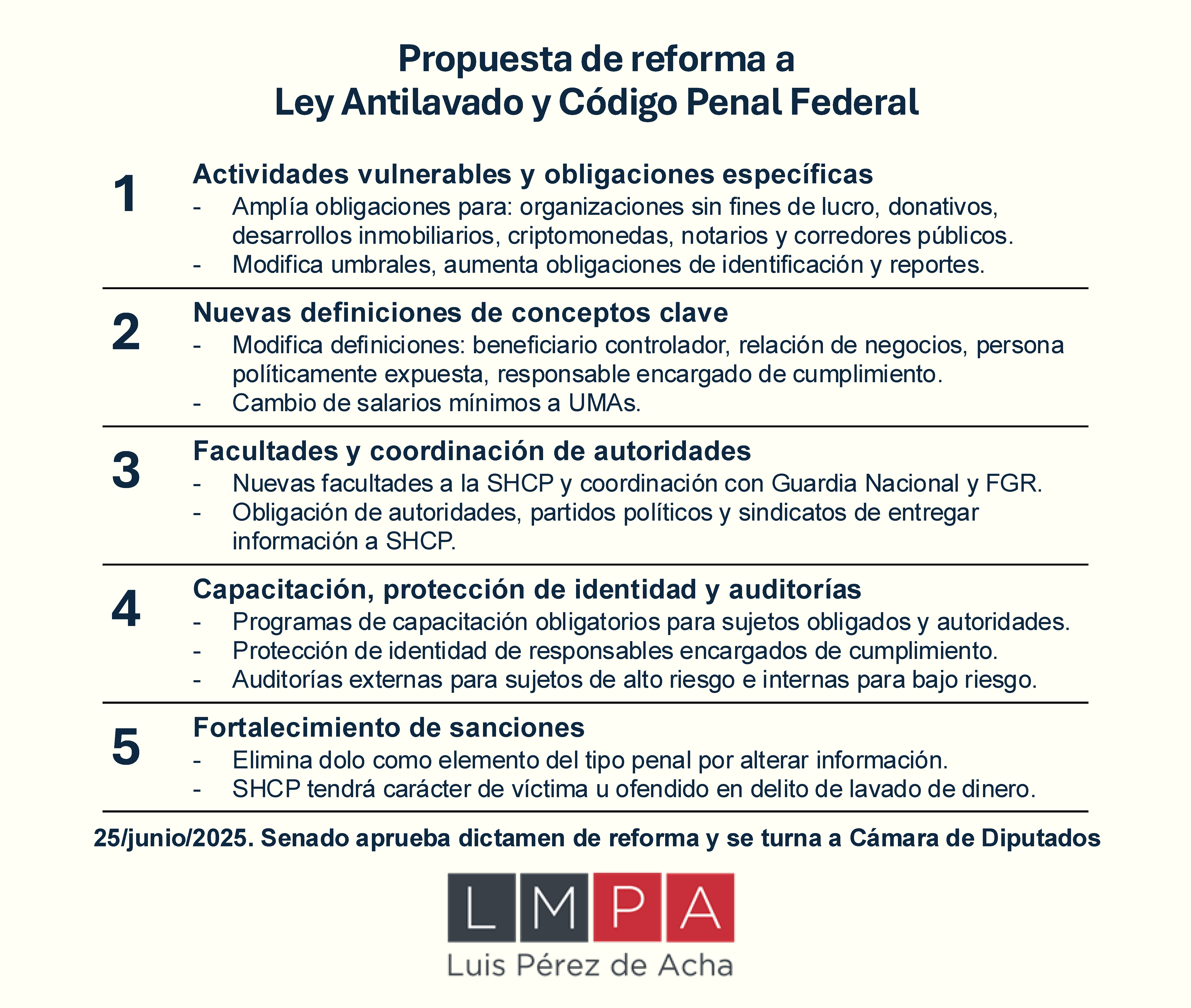 Portada de NUEVAS REFORMAS A LEY ANTILAVADO Y CÓDIGO PENAL FEDERAL
